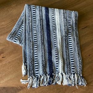 Navy Braided Stripe table runner